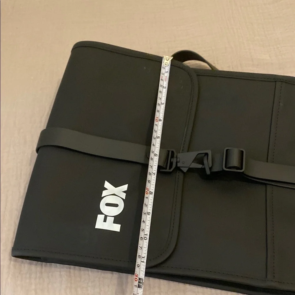 Rains Fox Black Laptop Backpack. Unisex model